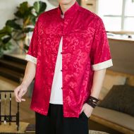 Chinese Shirt Blouse Kung Fu Costume -VFI8ICJG6-3