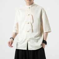 Chinese Shirt Blouse Kung Fu Costume -VG6OS24PU-1