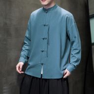 Chinese Shirt Blouse Kung Fu Costume -VGAJ9HPGO-1