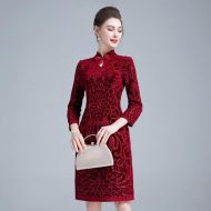 Oriental Qipao Cheongsam Chinese Dress -VGFSFX3IU