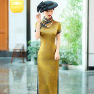 Oriental Qipao Cheongsam Chinese Dress -VGRVC1Q9K