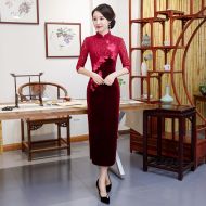 Oriental Qipao Cheongsam Chinese Dress -VR52YEPCK-2
