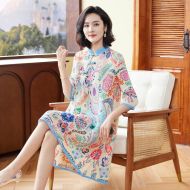 Oriental Qipao Cheongsam Chinese Dress -VTGPLR40P-1