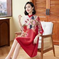 Oriental Qipao Cheongsam Chinese Dress -VTJDBX8JN-2