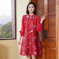Oriental Qipao Cheongsam Chinese Dress -VTJDC9743-2