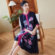 Oriental Qipao Cheongsam Chinese Dress -VTM3EO1C9-3