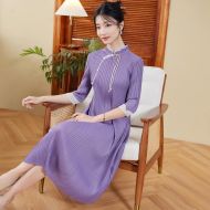 Oriental Qipao Cheongsam Chinese Dress -VTMCP24FY-3