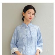 Oriental Chinese Shirt Blouse Costume -WJ3KM0XWN