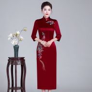 Oriental Qipao Cheongsam Chinese Dress -WVDEANLER-1