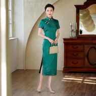 Oriental Qipao Cheongsam Chinese Dress -YASXH1SXW-1