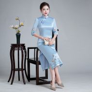 Oriental Qipao Cheongsam Chinese Dress -YNLX23OZN