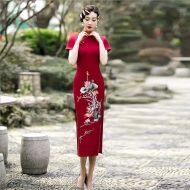 Oriental Qipao Cheongsam Chinese Dress -YYRYSD1DI-1