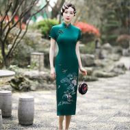 Oriental Qipao Cheongsam Chinese Dress -YYRYSD1DI-4
