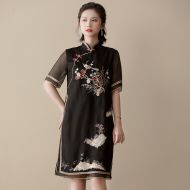 Oriental Qipao Cheongsam Chinese Dress -9RIWGLH9U9-2