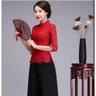 Oriental Chinese Shirt Blouse Costume -F366YB81T-1