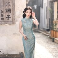 Oriental Qipao Cheongsam Chinese Dress -Z0EAWFQP0-1