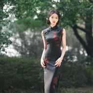 Oriental Qipao Cheongsam Chinese Dress -GXLBMG9FG