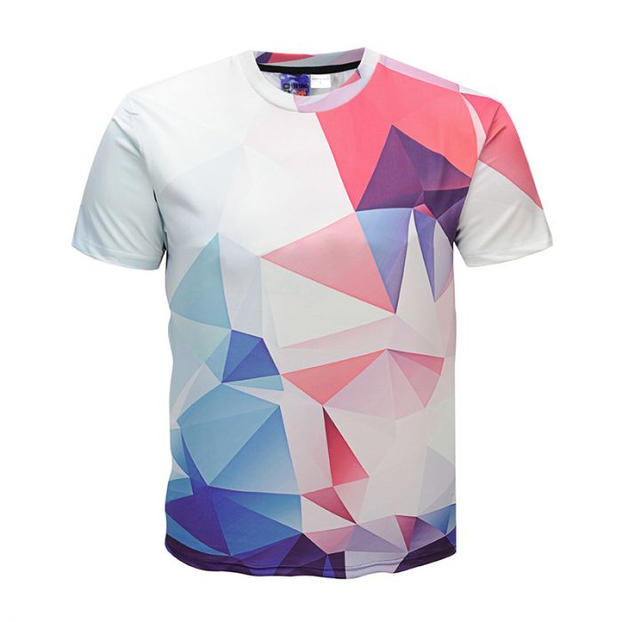 Geometric Shapes Print T-Shirt