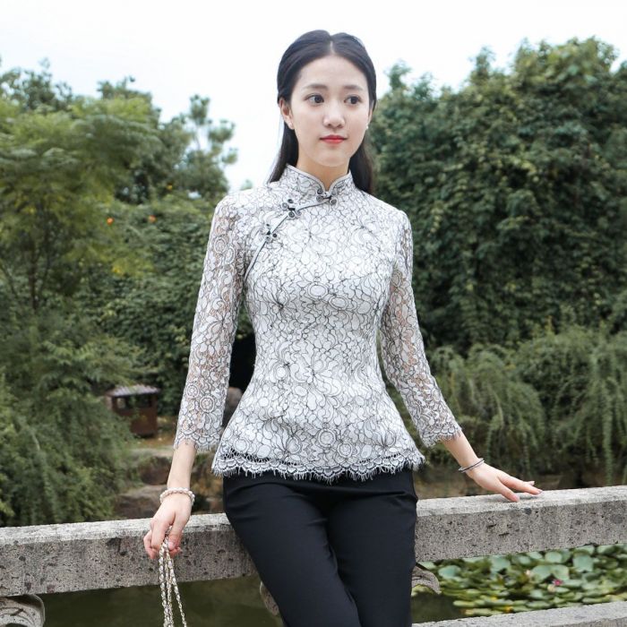 Modern Lace Qipao