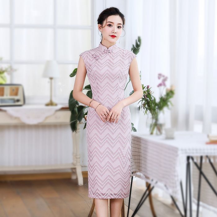Nice Short Qipao Cheongsam Chinese Dress Pattern C